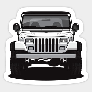 1986 - 1995 YJ Black and white Sticker